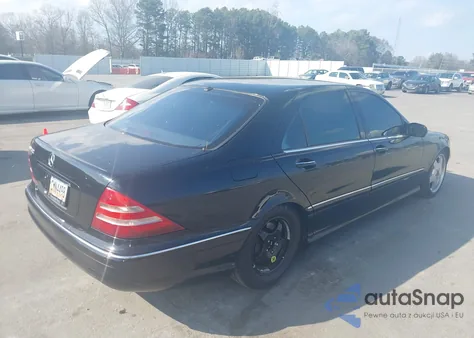 2002 Mercedes-Benz S 430 z USA, uszkodzony, nr VIN WDBNG70J82A259494